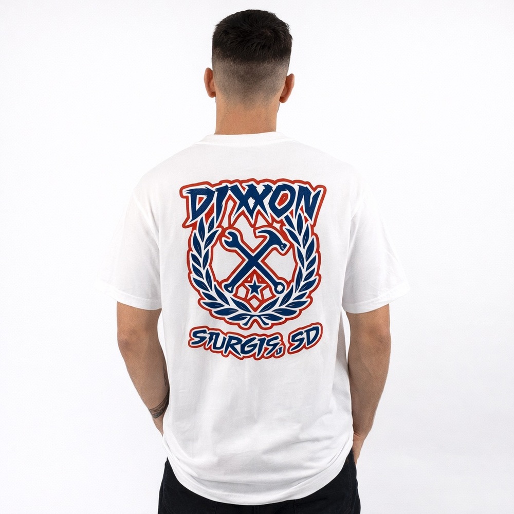 Dixxon Flannel Co Sturgis SD Graphic T-Shirt White 2XL Biker Rally Cotton